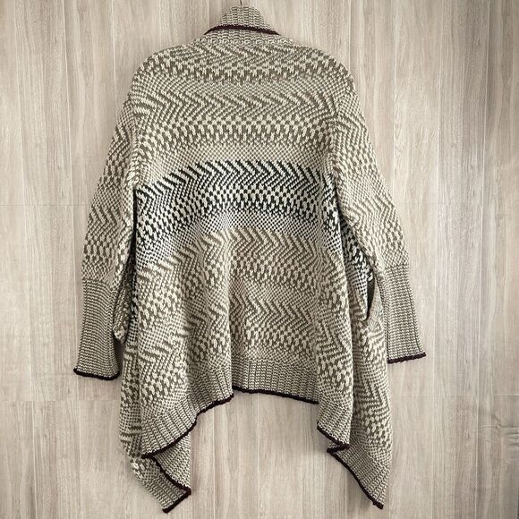 YIGAL AZROUEL Open Cardigan Woman's Sz Small 70% Alpaca Knit Oversized Drape - Picture 9 of 15